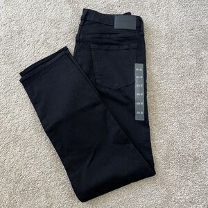 Men’s Express Slim Straight Black Jeans
